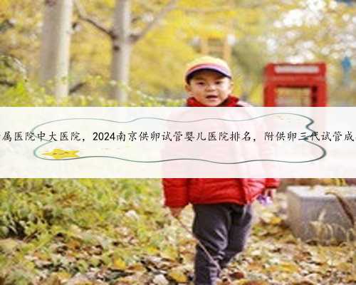 南京东南大学附属医院中大医院，2024南京供卵试管婴儿医院排名，附供卵三代